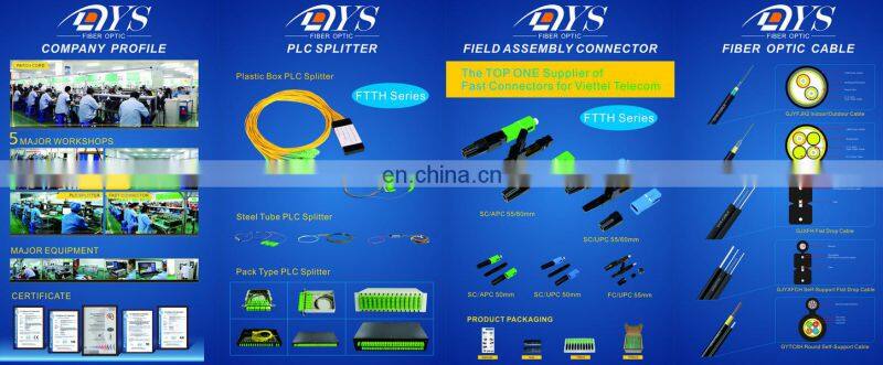 FTTH drop cable 1 & 2 core ,SM G657A1 indoor & outdoor fiber optic flat drop cable