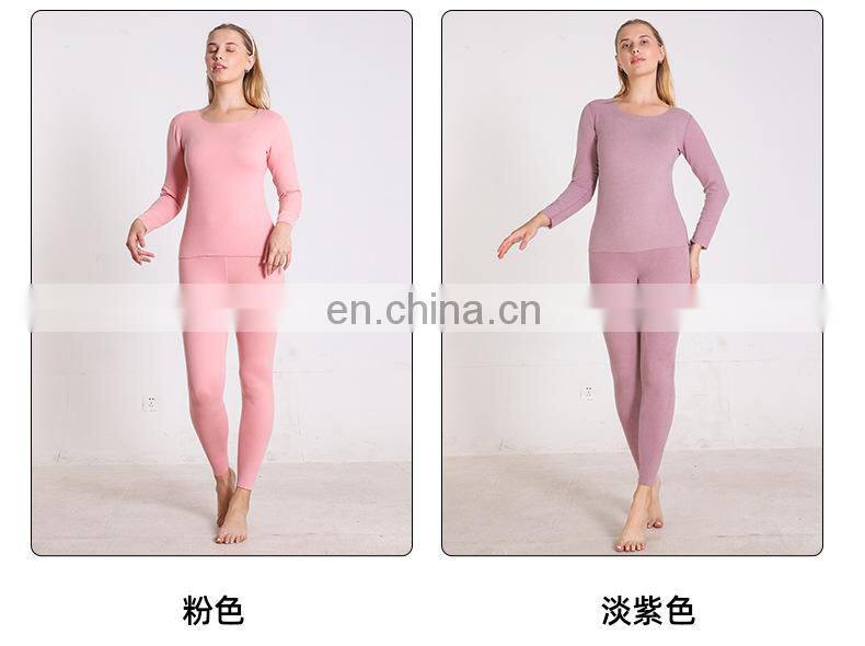 Manufacturer Christmas xmas sale Men's Pullover cozy underwear plus size 2-piece cloth winter top and pants