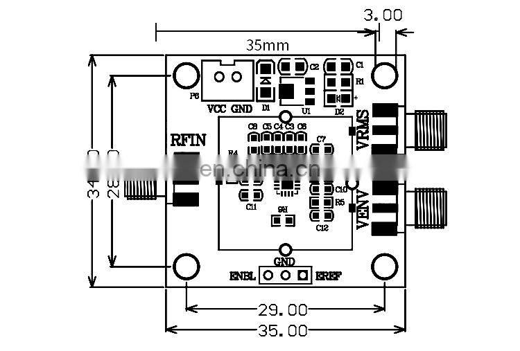 ADL5511 RF Envelope Detector TruPwr RMS Detector Pulse Detector Measurement Module 6GHz 245380A_Y272