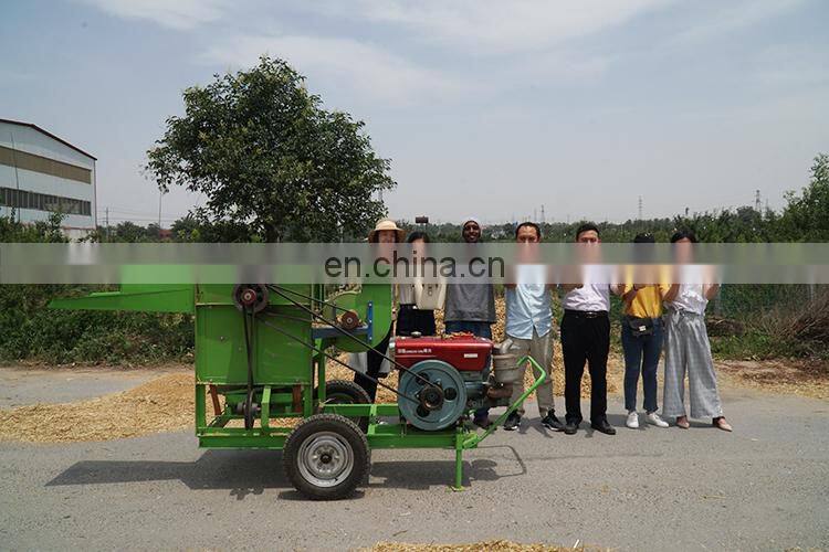 home-used small manual portable rice/bean/wheat thresher/mini rice thresher