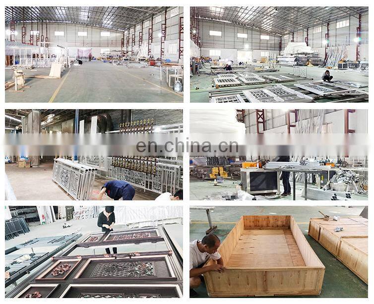 luxurious Italian design sliding royal iron pipe main entrance laser cutting fence gates doors iron luxury designs