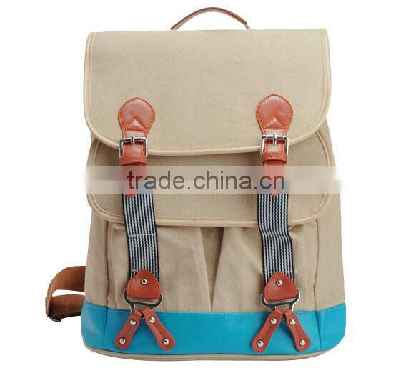 popular canvas customized school bag