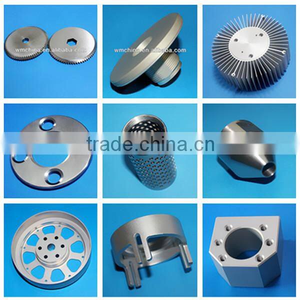 Black anodized oem precise aluminum heatsink parts