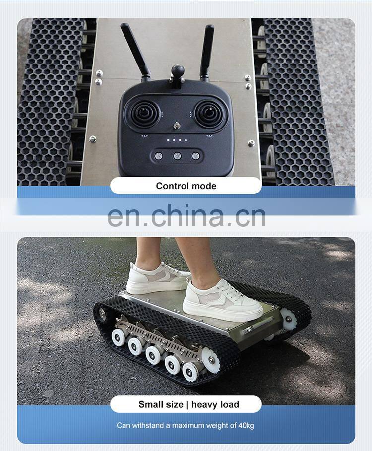 Crawler Chassis Robot Crawler Platform Mini Tracked Robot Chassis