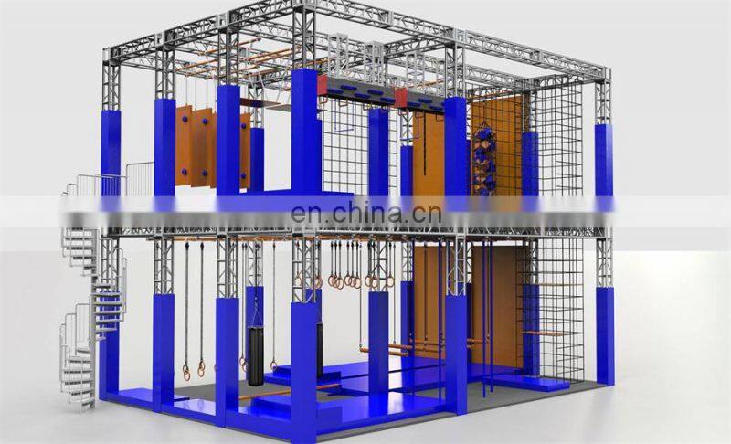 High Quality Team Building Adventure American Ninja Warrior Obstacles Course For Sale