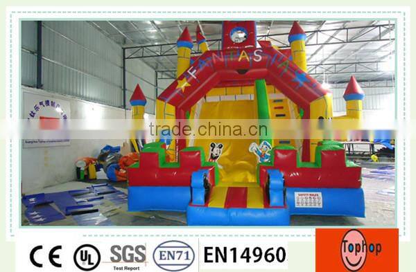 2014 Tophop Large Kids Inflatable Fun City