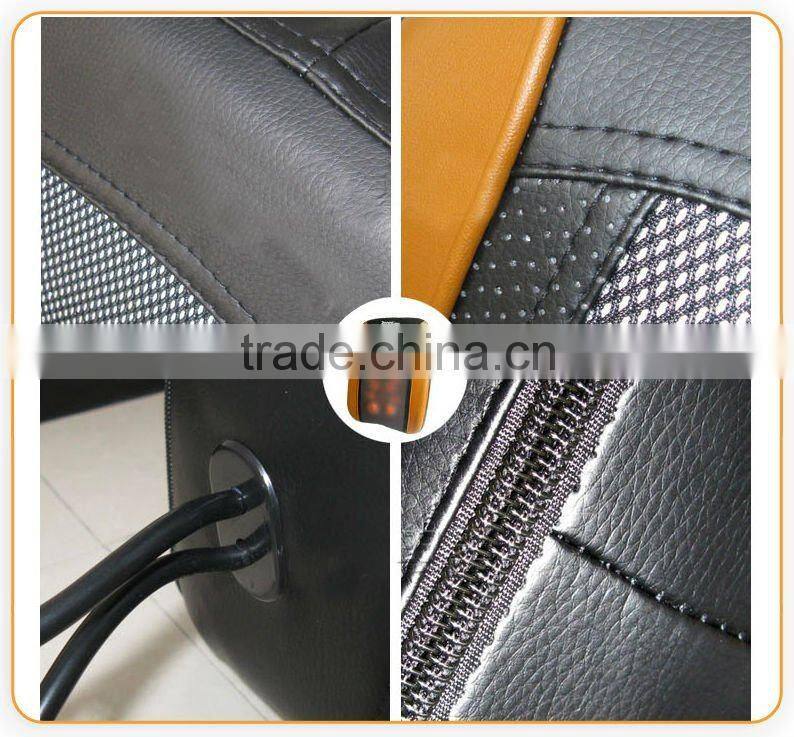 Kneading rolling back massager with infrared