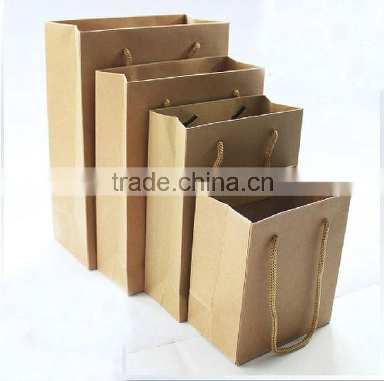 Luxury Laminationed Kraft Paper Bags for Shopping / Shopping Bags