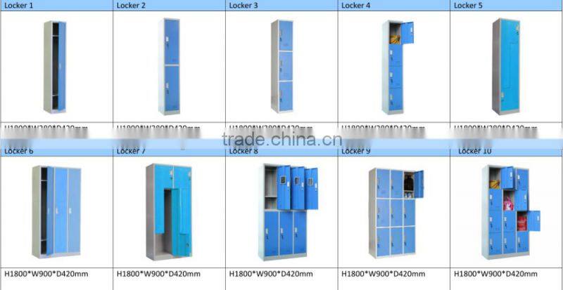 Mixture Colour Steel Locker Train Station Intelligent Parcel Dilivery Locker Public Storage Locker For Fitness Center