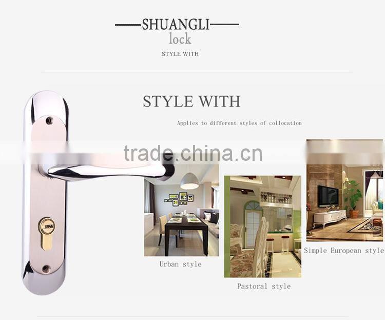 High secutity medium size zamak door handle