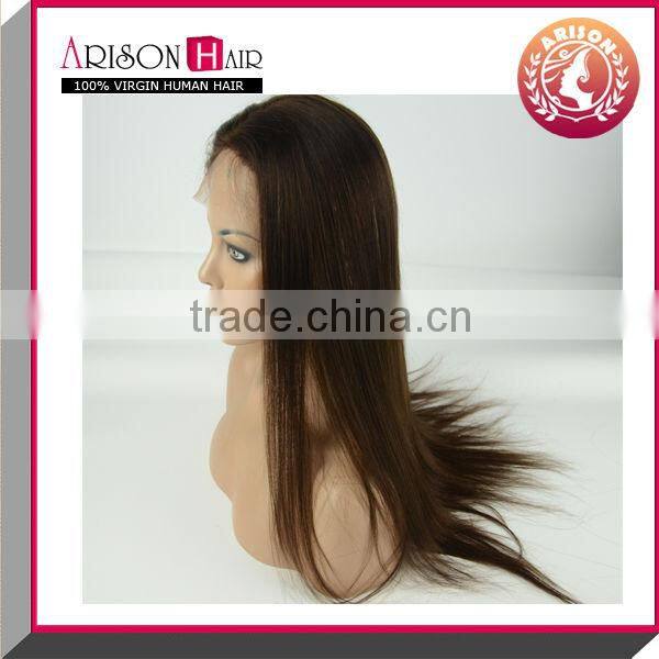 100% indian remy hair silk top full lace wig