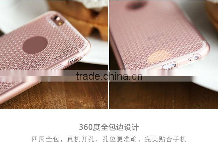 Wholesale Soft Flexible TPU phone case,drop-resistance back cover case Air Cushion for iPhone6/6plus case