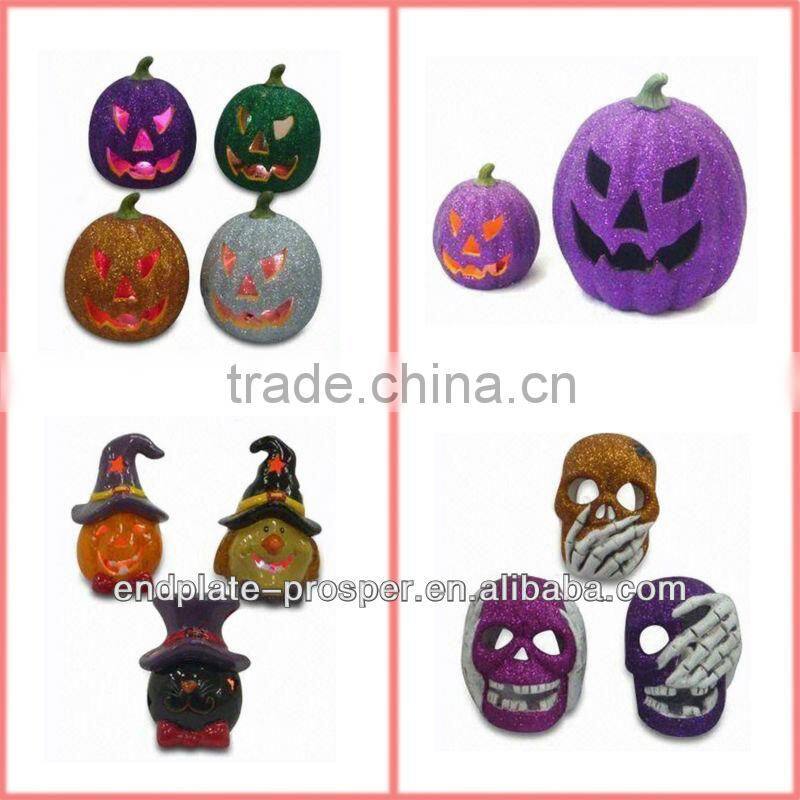 ceramic halloween pumpkin decorations