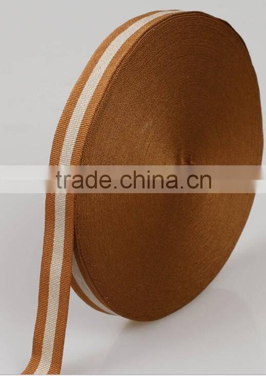 mixed color polyester plain UV resistance webbing ,badge medal webbing