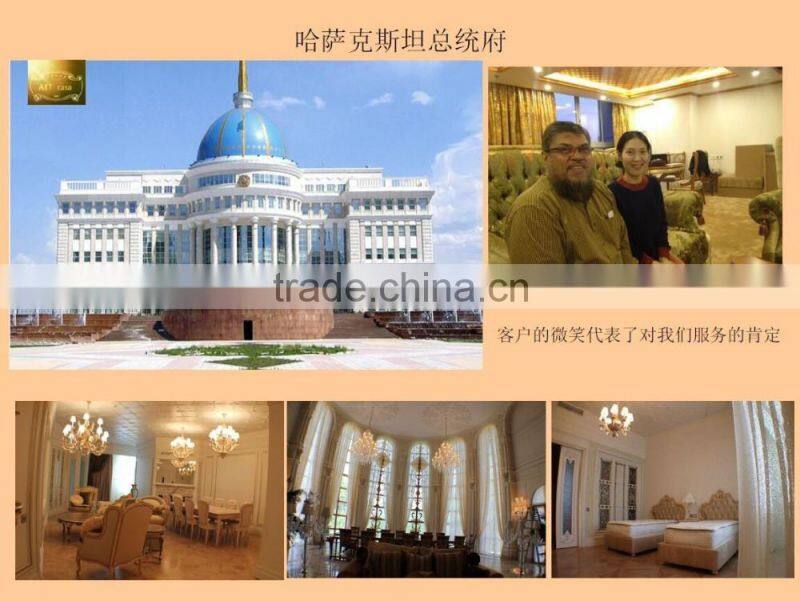 Antique bedroom furniture solid wood queen size bed AET-YT51