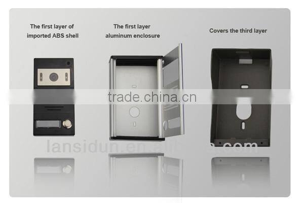 China Lansidun visualize door phone and visual intercom system