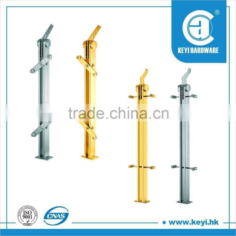 High precision stainless steel rod railing/post for railing
