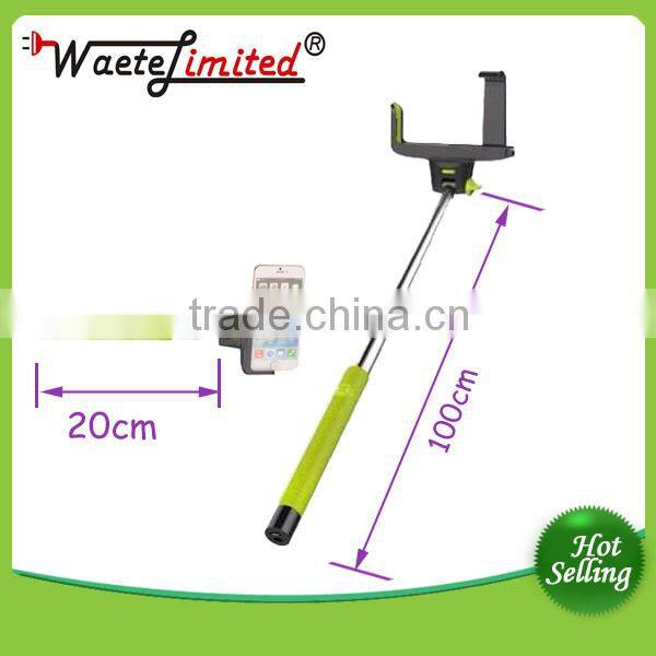 Colorful smartphone monopod selfie stick portable flexible camera