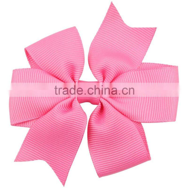 Hot-sales Baby 3 inch pinwheel bow hair Bow small Ribbon Bow Headbands 32 colors many colors girl Hair Bows cb-3633