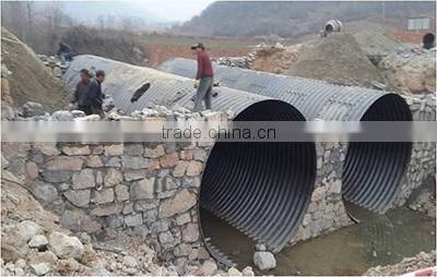 alibaba hot sell galvanized corrugated culvert pipe