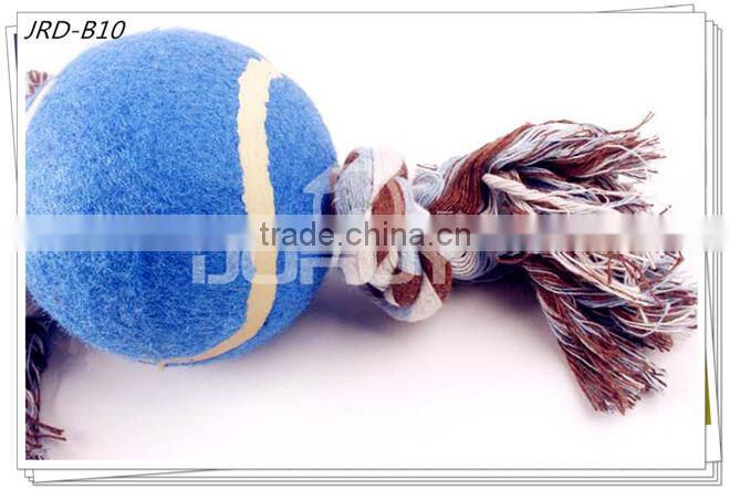 toys for dogs with throwing cotton rope tennis ball