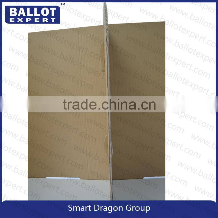 SE-TDC004 paper double booth stand , cardboard election table