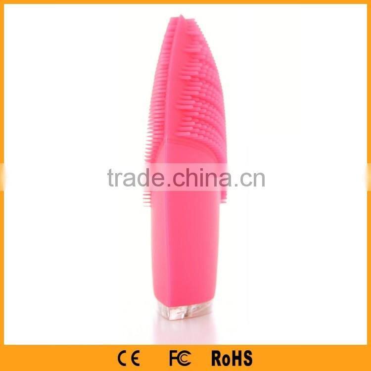 Facial Massage Brush Silicone Plastic Handheld Massager