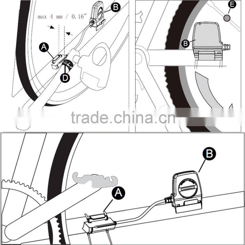 CooSpo Fitness Bike Computer Bicycle Accessories