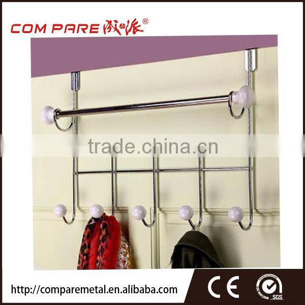 Over the Door Hook Rack, 5 Hooks