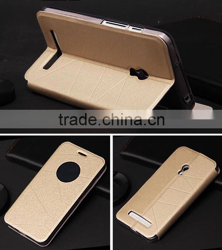 2015 New arrival wake up function back cover mobile phone case for asus zenfone 2,for asus zenfone 2 case