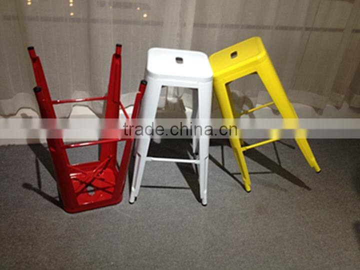 Vintage Kitchen Industrial Metal Singer Bar Stool and Chair HYX-806