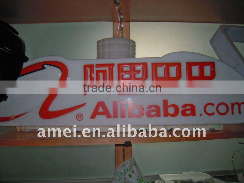 New OEM Outdoor Plastic Light Signboard With Thermoforming