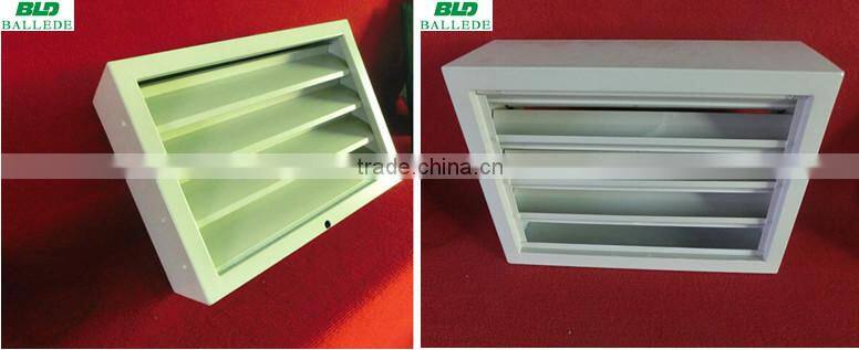 high strength storm louver shutter door