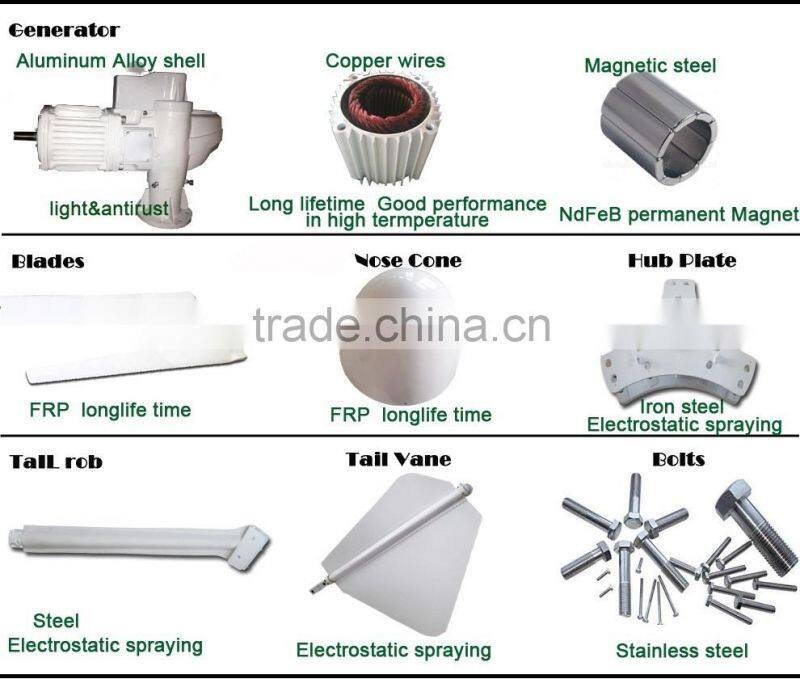 HORIZONTAL AXIS SERIES! 5kw wind generator price 360V grid connection system, commercial wind generator 5kw windmill HAWT
