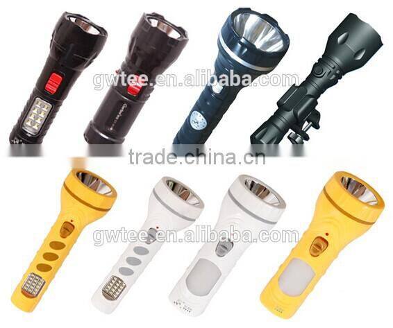 High power rechargeable plastic bright light led orkia torch