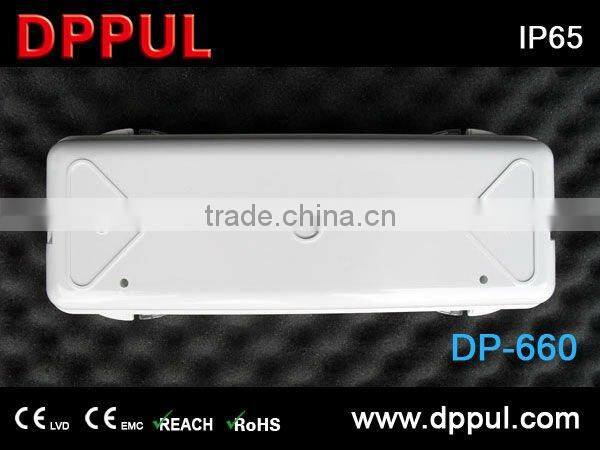 2016 Newest Rechargeable Emergency Bulkhead DP660 2x8w IP65 Bulkhead Fluorescent Tube