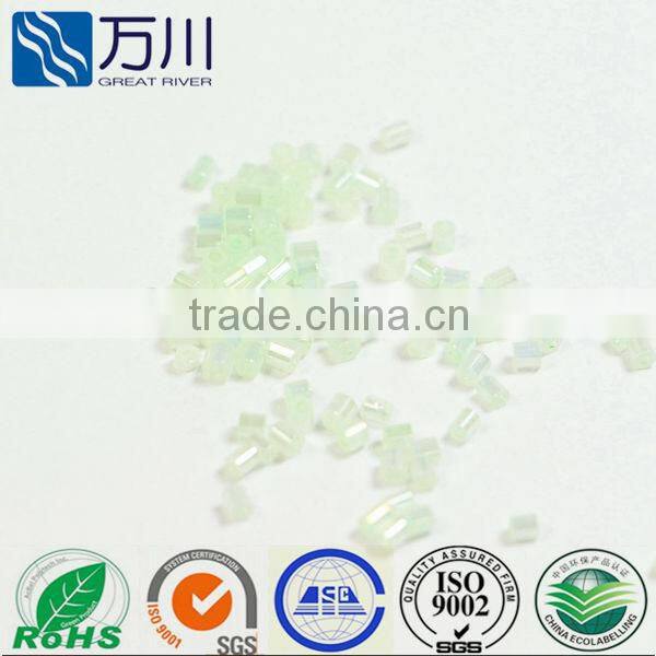 Wholesale New Trend 11/0 Rainbow Glass Bugle Beads For Jewelry Making