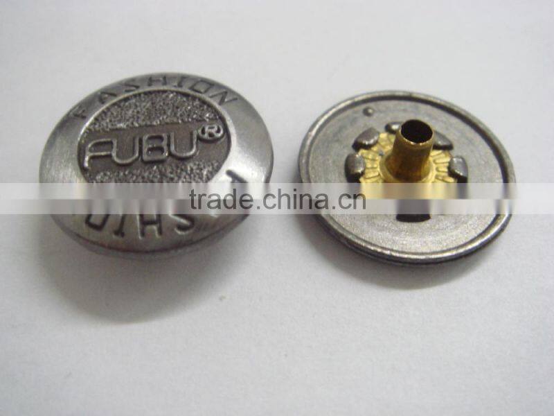 17mm chinese factory made metal snap buttons wholesale bulk