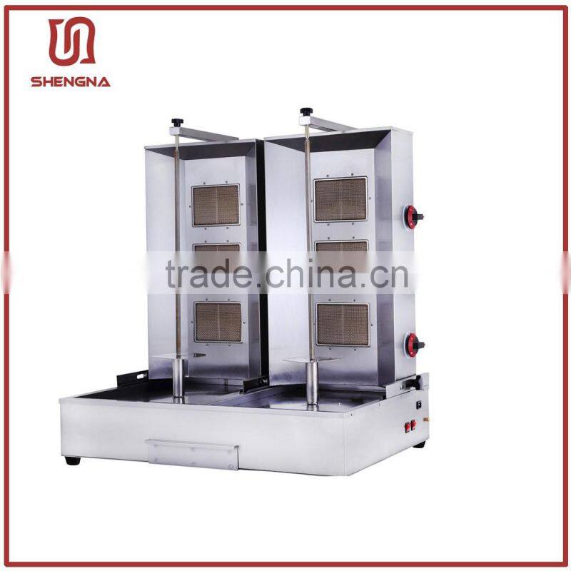 New gas shawarma machine with 6 burnrs cooker for sale