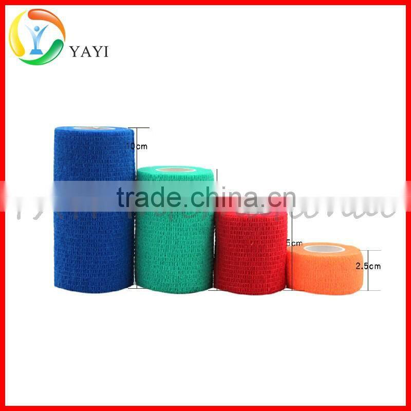 Sports Muscle Protection Non Woven Adhesive Elastic Bandage