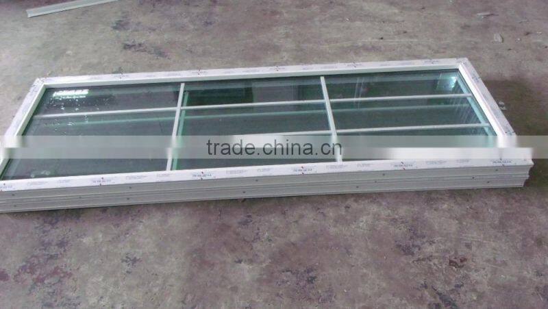 Plastic glass door pvc glass shower door