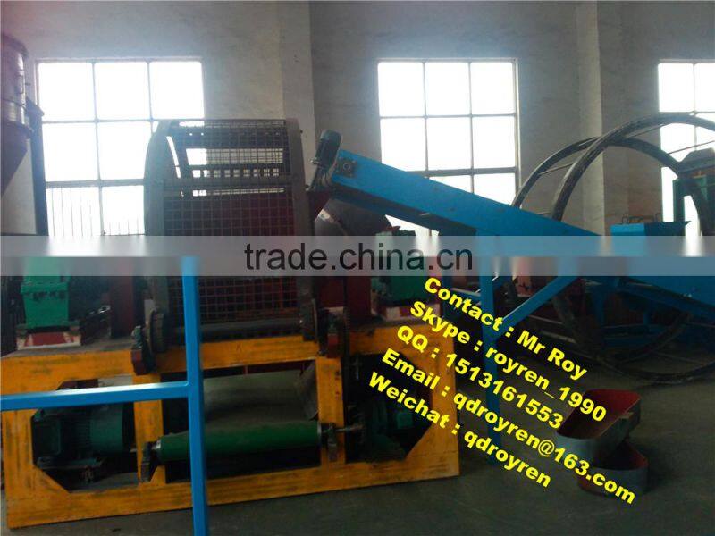 Waste Used tire cutting machine rubber tire cutting machine