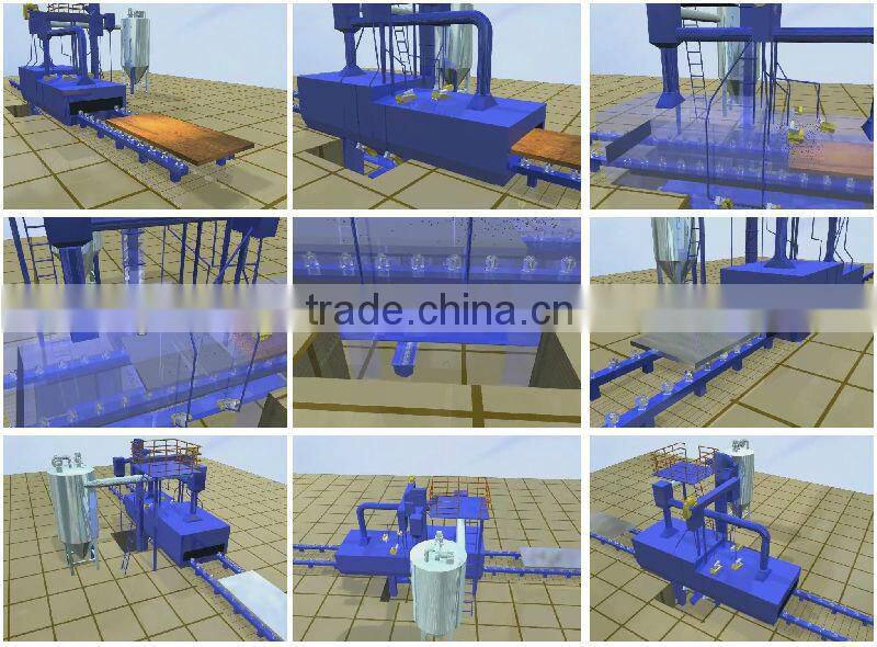 001A hot sale environmetal roller type shotblasting machine