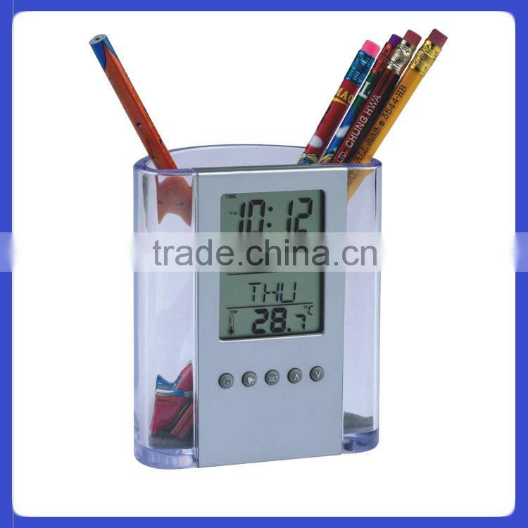Triangle digital wooden clock & triangle wooden clock, table clock