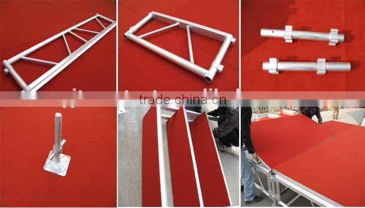 Portable Stage with Stage Floor Package Kit