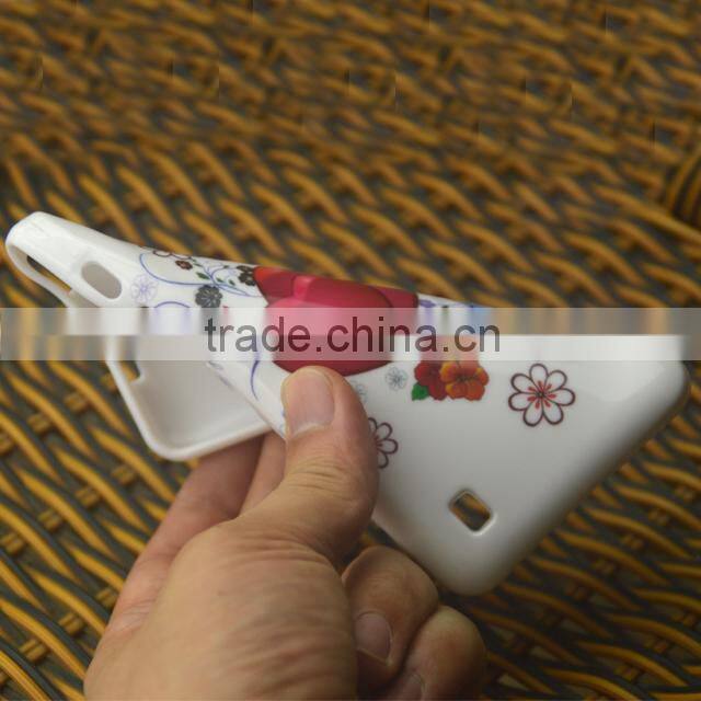 high quality print soft silicon tpu Case for M4 tel ss1060