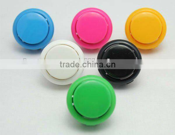 30mm blue plastic arcade game machine push button electric pushbutton switch Momentary game rocker accessories