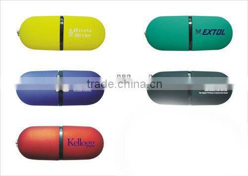 Full Color Portable Plastic Mini USB Flash Drive with Logo Printing