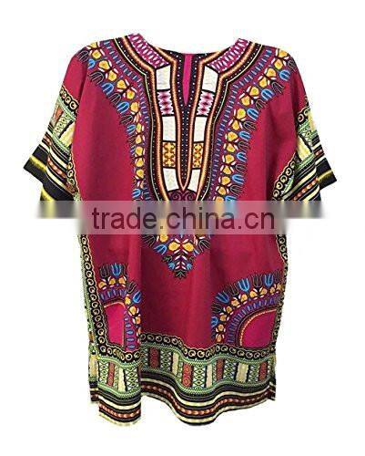 Traditional African Print Dashiki Shirt African Top Clothing Kaftan Wholesale China