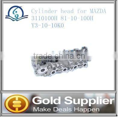 Brand New cylinder head for MAZDA 3110100H 81-10-100H Y3-10-10K0 with high quality and most competitive price.